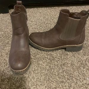 Brown Maurice’s booties